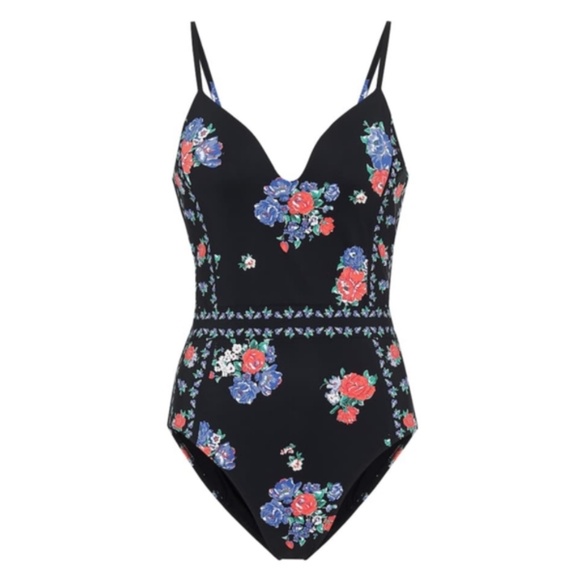 NWT Large Tory Burch Floral One Piece Swimsuit - Picture 5 of 5